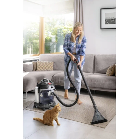 2-in-1 washing vacuum cleaner, wet and dry operation DEDRA DED6608, power 1400 W