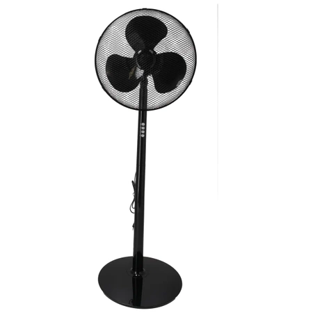 16" stand fan, black