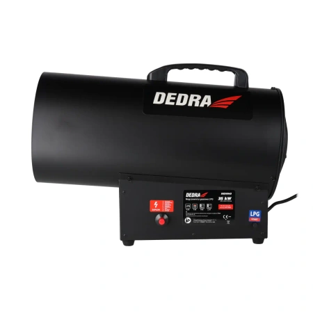 Газова гармата 35kW DEDRA DED9943, 750 м³/год, LPG G30, 2,41 кг/год