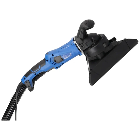 DEDRA DED7763 1010W polizor scurt pentru tencuială, duo, turbo, disc de 225 mm, cap triunghiular, pentru gips carton, cutie de transport