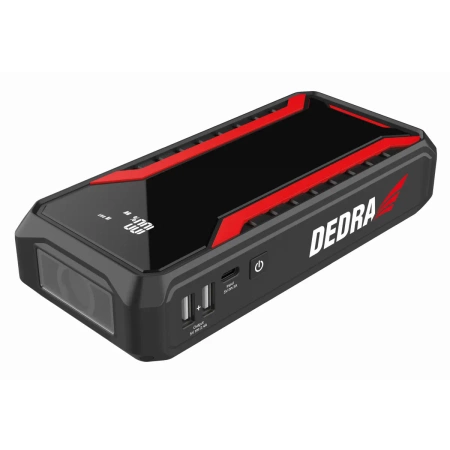 Power bank with engine start function DEDRA DEPP1201, Li-Ion 12000mAh, LCD display