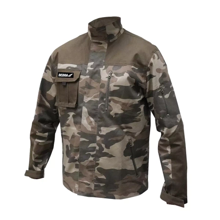 Hanorac camo, mărime S, bumbac+elastan, 240g/m2