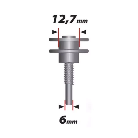 Trn k vrtačce 6mm, průměr otvoru 12.7mm