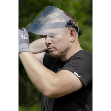 Transparent face shield