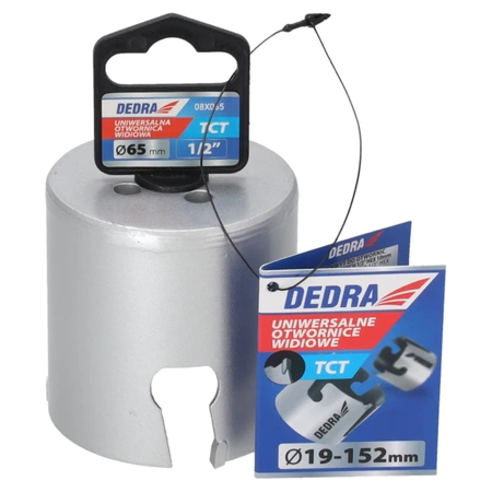 DEDRA TCT univerzalna vrtalna žaga 08X065 65 mm 5/8''