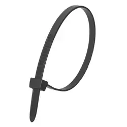Extra silné černé nylonové stahovací pásky DEDRA 11C76372 7,6x370mm (100 ks)