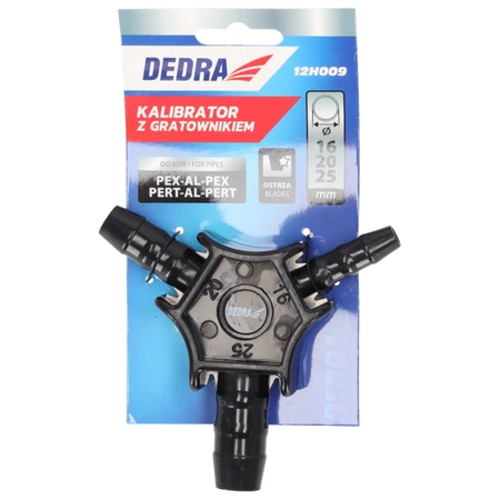 Kalibrator z gratownikiem DEDRA 12H009 śr.16mm- 20mm- 25mm