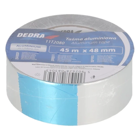Alumiinium teip 48mm x 45m, DEDRA 11T2080