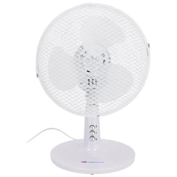 Wentylator biurkowy DESCON DA-0902 20W, 9", biały
