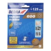 Abrazyviniai diskai nuo užsikimšimo, 125 mm, Nr. 600, velcro, 5 vnt., DED7947R11