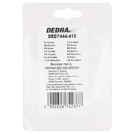 Airless spary gun nozzle 415 DED7444-415