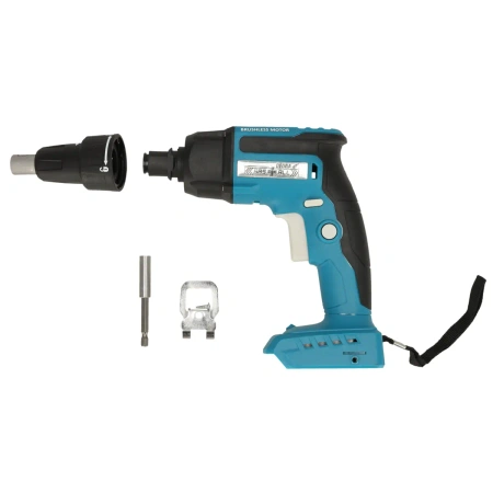 Cordless brushless dry wall screwdriver 1/4" Hex, 18V DEDRA SAS+ALL DED7156
