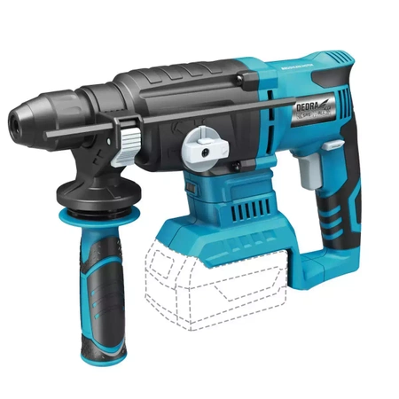 Cordless impact rotary hammer drill 18V with additional handle DEDRA SAS+ALL DED7149 