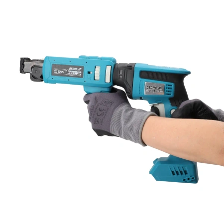 Винтоверт с подаващо устройство, акумулаторен лентов винтоверт DEDRA SAS+ALL DED7159 без четки