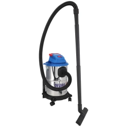 Vacuum cleaner for dry/wet cleaning DEDRA DED6610, power 1200W, capacity 20 l, cotton filter + bag