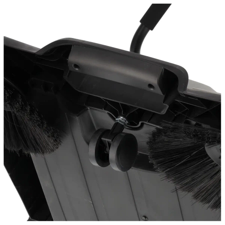 DEDRA DED8802 Manual Sweeper with 3 Brushes, 650 mm Cleaning Width, 18 l Container