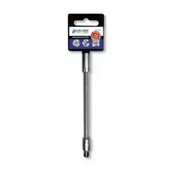 Flexible extension bar CrV 1/4", 150mm with hanger