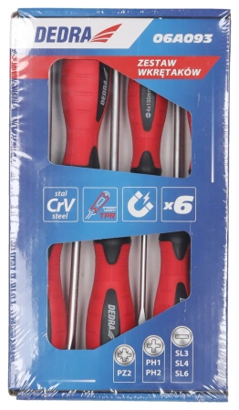 Set odvijača 6 kom., čelik CrV