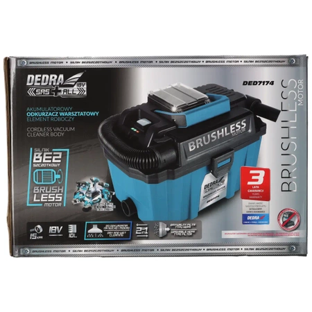 Aspirator cu acumulator 18V, fără perii