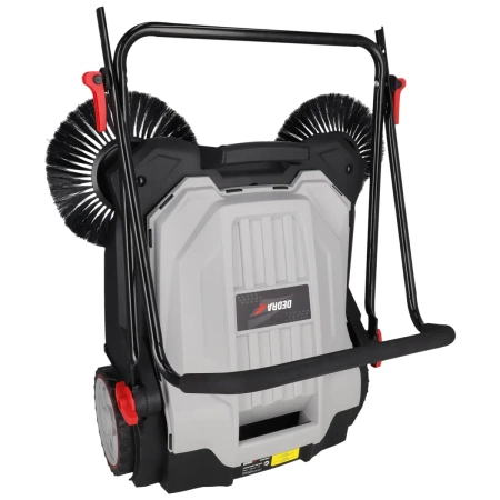 Zamiatarka ręczna DEDRA DED8802 3 szczotki, 650mm szerokość czyszczenia, 18l zbiornik
