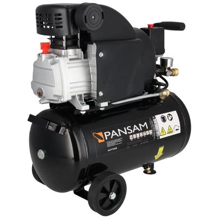 Kompresor, kompresor 24L PANSAM A077020, mazan z oljem, 1500W, 8 barov