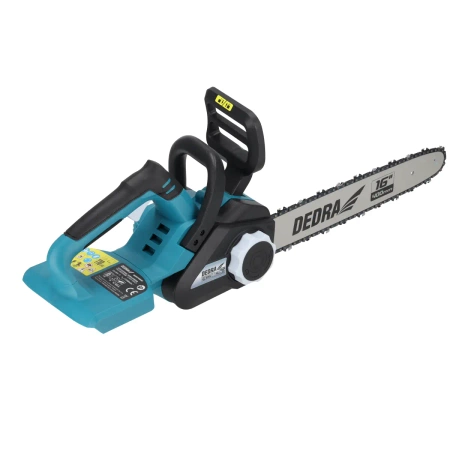 Akumulatorska verižna žaga 16", 2x 18V, DEDRA SAS+ALL DED7184V, vodilna tirnica 16"