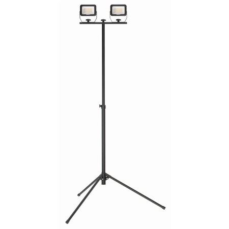 Dielenská lampa 2x 30W SMD LED, 2x 2700lm, statív, IP65, DEDRA L1074-32