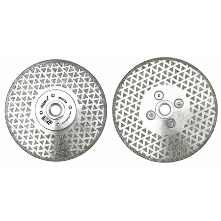 Diamond cup wheel for dry work grinding and cutting