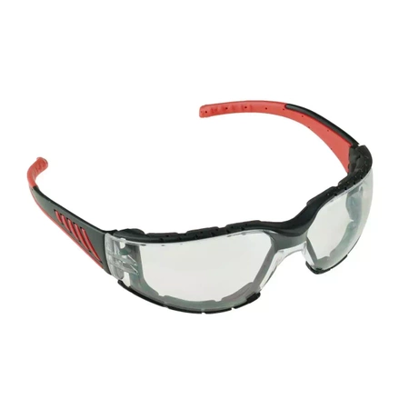 Safety glasses transparent lens