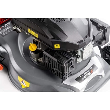 Cositoare pe benzină cu tracțiune, putere 2,7 kW, 139 cm³, lățime de tăiere 43 cm, GARDEN DEDRA DED8720-43C