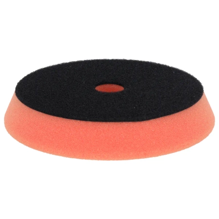 Tvrda polirna spužva s čičkom (narančasta) DEDRA 08T804, promjer 75 mm, debljina 25 mm