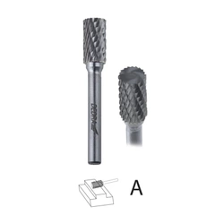 DEDRA 07F600 A6x16 mm cilindrinis frezas, kotas 6 mm