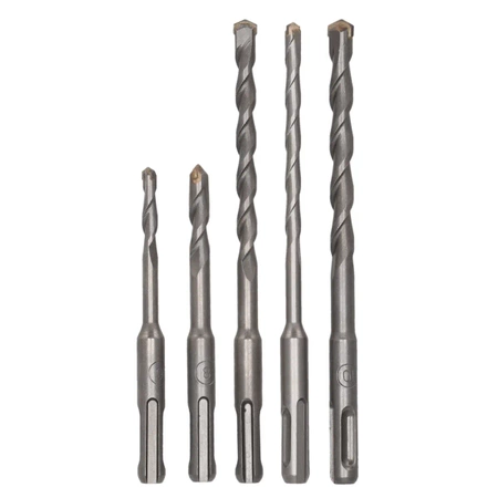 Набор сверл по бетону DEDRA 0703 6/8x110, 6/8/10x160 SDS Plus