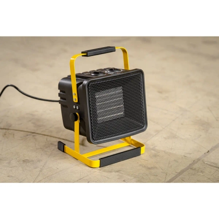 DEDRA DED9930C3 Електрически нагревател PTC 2,0kW, квадратен, черен, стойка керамичен нагревателен елемент