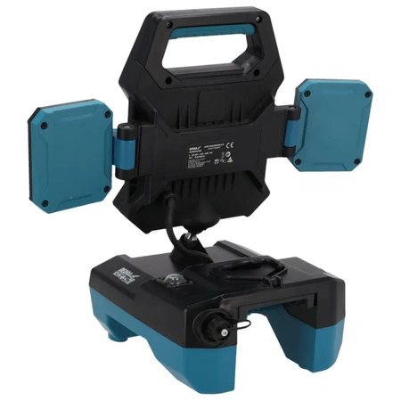 Лампа для мастерской 18В/230В DEDRA SAS+ALL DED6907HL SMD LED, 25Вт (18В 2250лм)/45Вт(230В 4000лм), съемный кабель