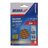 Brúsny papier delta Anti-clog #60, 140x140x80mm, suchý zips, 5 ks, DEDRA DED7941R1