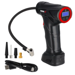 Cordless air pump 1500mAh DEPP010, various valves