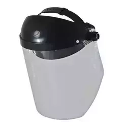 Štitnik za lice od polikarbonata s vizirom, dužine 24 cm