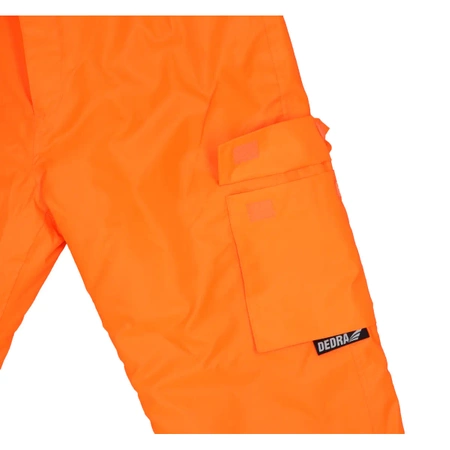 Reflective warm trousers, size XXXL, orange