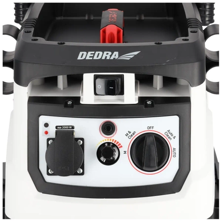 Aspirator de construcție cu funcție de auto-curățare a filtrului, filtru clasa M, DEDRA DED6609