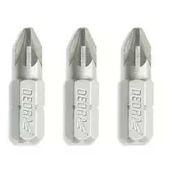 Zestaw końcówek wkrętakowych, bitów DEDRA 18A07S01 Pozidriv PZ1/2/3, 25mm blister