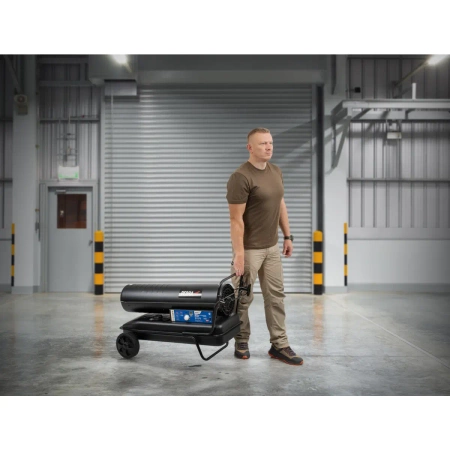 Grelnik na olje 51kW, termostat, kolesa, črna DEDRA DED9964AT