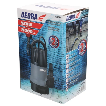 Potopna pumpa 550W za čistu i prljavu vodu