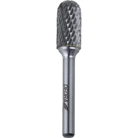 Frez trzpieniowy walcowy zaokrąglony DEDRA 07F622 C10x20mm, trzpień 6mm