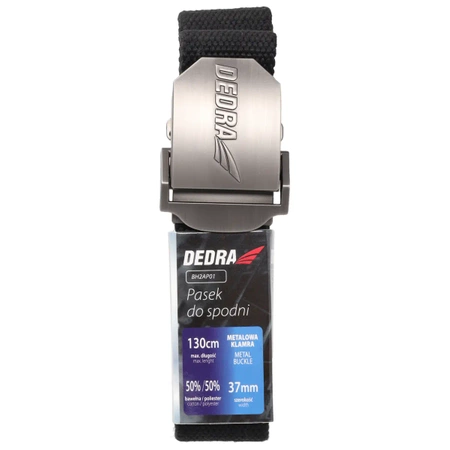 Nadrágszíj 130cm, fém csattal, DEDRA BH2AP01