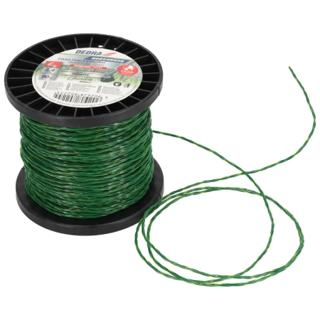 Linie de tăiere pătrată răsucită 2,4mmx90m, bobină, DEDRA GARDEN 80Z24902S