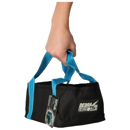 Torba, kovček za 2 akumulatorja in polnilec DEDRA SAS+ALL DED7002B poliester, priporočljivo za akumulatorje SAS+ALL