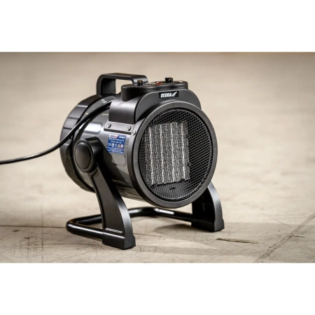 Електрически нагревател PTC 2,0kW, кръгъл, черен DEDRA DED9930C2 керамичен нагревателен елемент