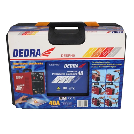 Przecinarka plazmowa, palnik plazmowy, plazma do cięcia DEDRA DESPI40 20-40A do cięcia metali max12mm