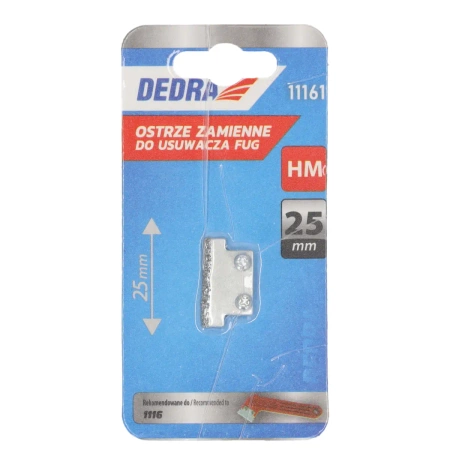 Rezilo za odstranjevanje fug in fug DEDRA 11161 širine 25 mm